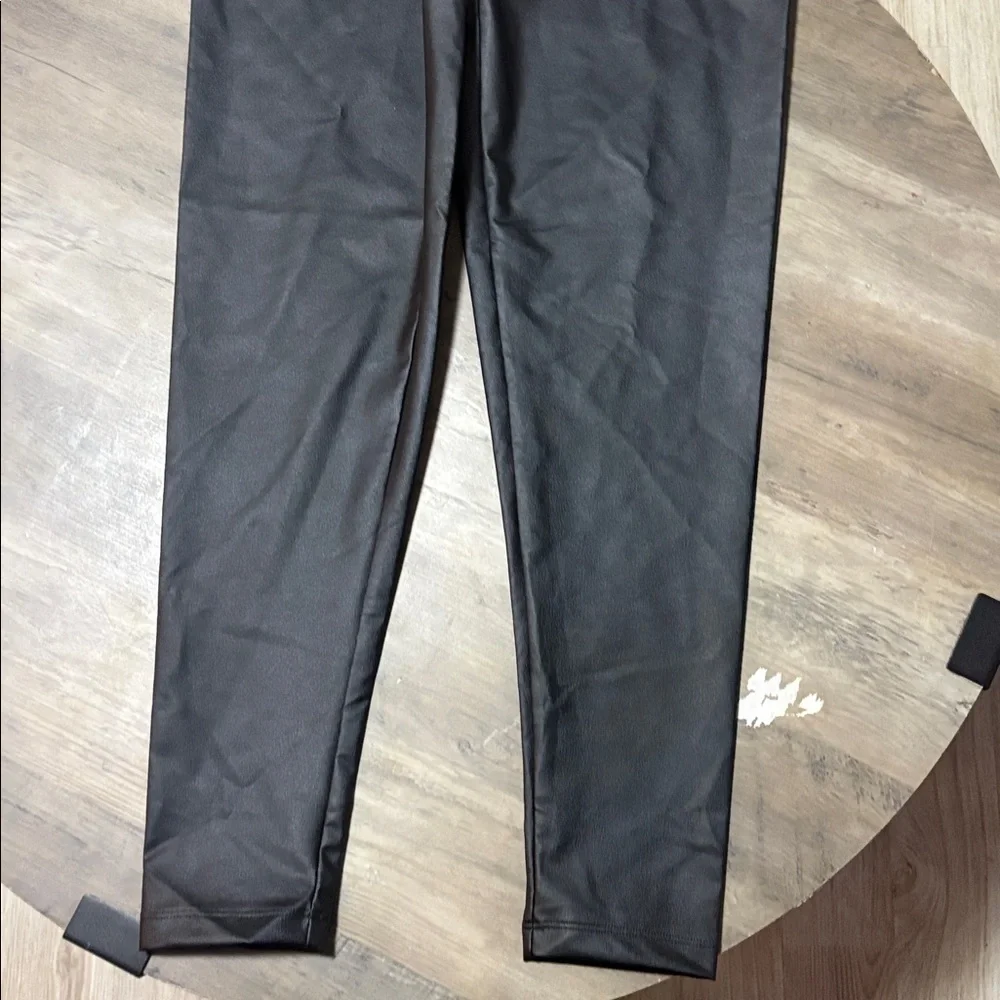 Victoria Secret Black Faux Leather Leggings